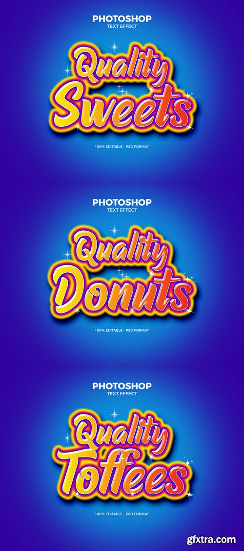 Quality Sweets Photoshop Text Effect