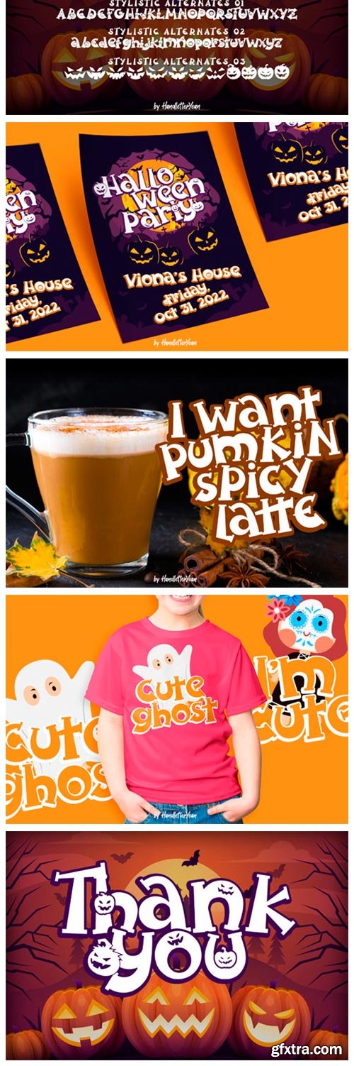 Spooky Pumpkin Font