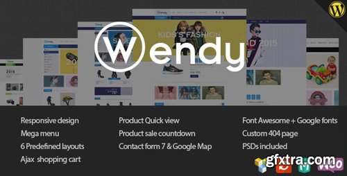 ThemeForest - Wendy v1.6.6 - Multi Store WooCommerce Theme - 11443116