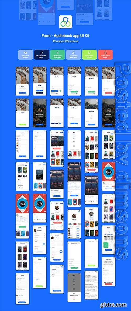 Form Audiobooks app - Figma Version