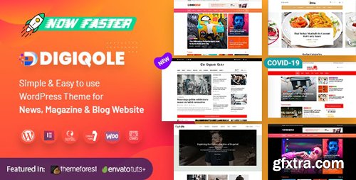 ThemeForest - Digiqole v1.4.2 - News Magazine WordPress Theme - 24304706