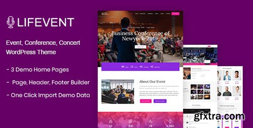 ThemeForest - Lifevent v1.0.2 - Event WordPress Theme - 24924027