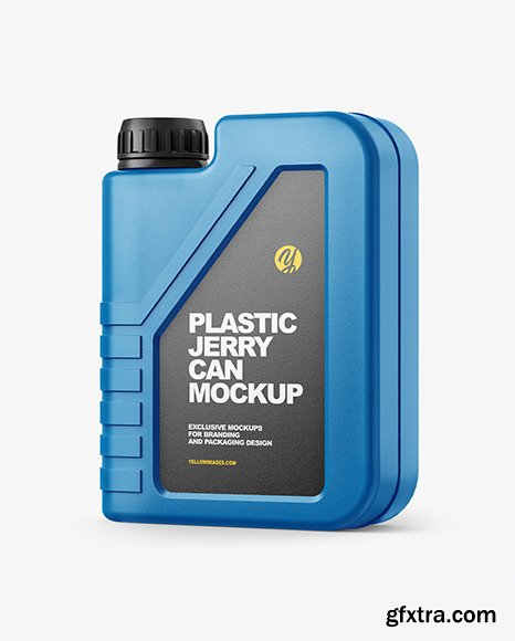 Glossy Plastic Jerry Can Mockup 65693