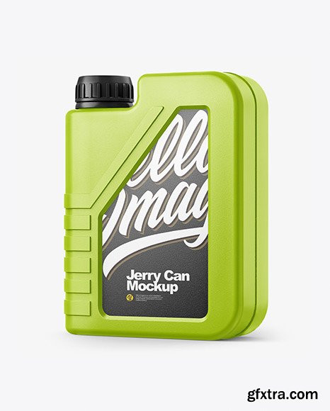 Glossy Plastic Jerry Can Mockup 65693