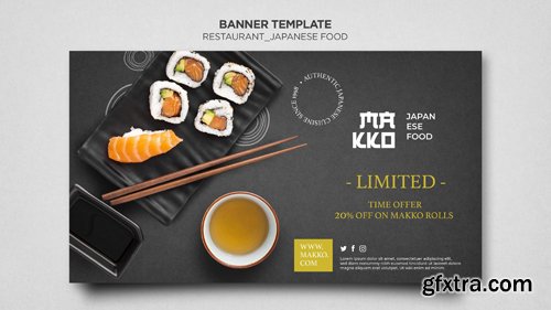 Make-up сollection of sushi templates for restaurant vol 9