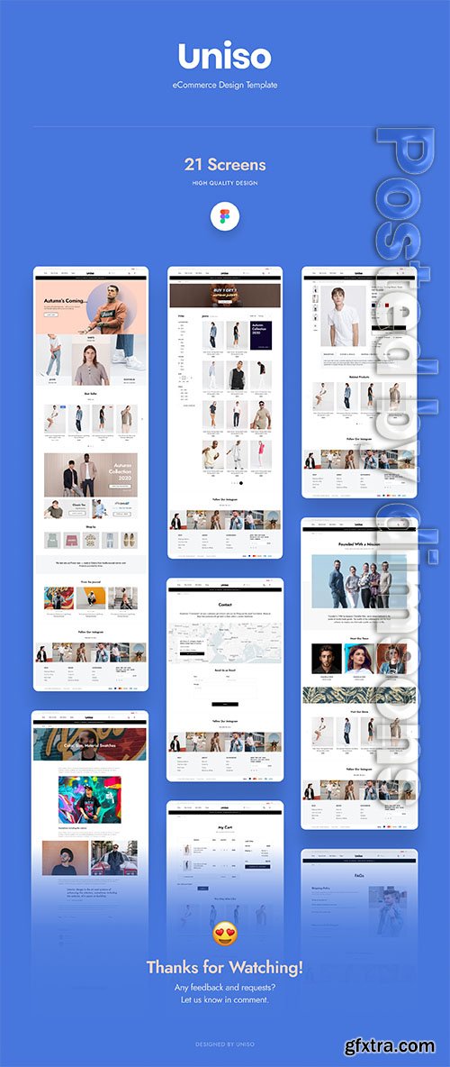 Uniso - eCommerce Design Template