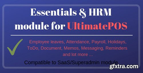 CodeCanyon - Essentials & HRM (Human resource management) Module for UltimatePOS v2.0 - 23643267