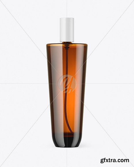 Amber Glass Perfume Bottle Mockup 65879