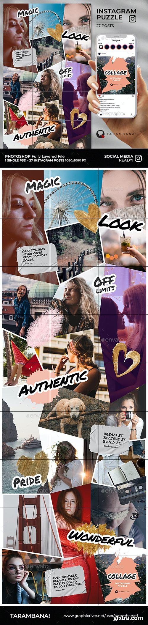 GraphicRiver - Collage - Instagram Puzzle Feed 28278061