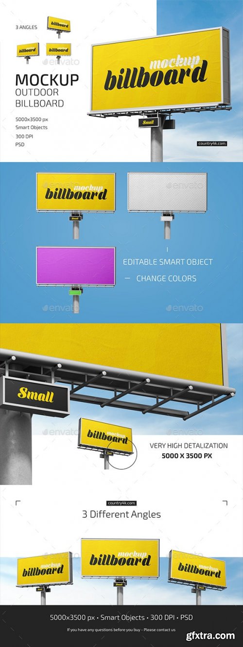 GraphicRiver - Outdoor Billboard Mockup Set 27902752