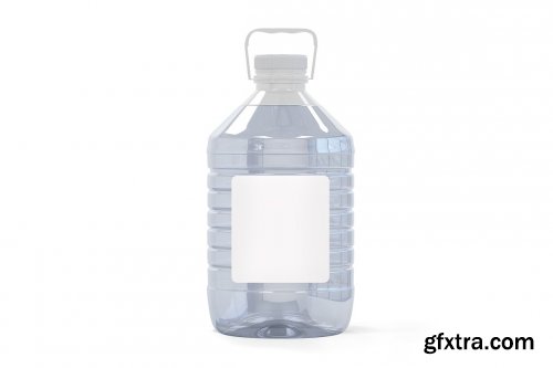 CreativeMarket - 5L Clear PET Water Bottle Mockup 5233909