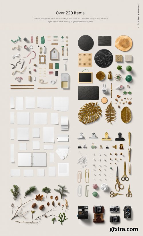 CreativeMarket - Moodboard Mockups - Scene Creator 5245186