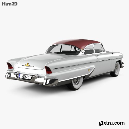 Lincoln Capri Hardtop Coupe 1955 3D model