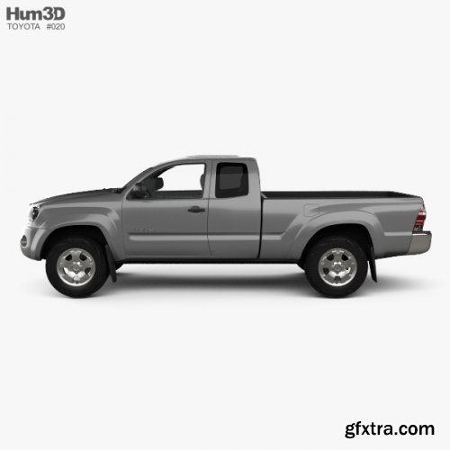 Toyota Tacoma Access Cab 2011 3D model