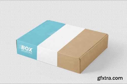 Mailing Box Mockups Set