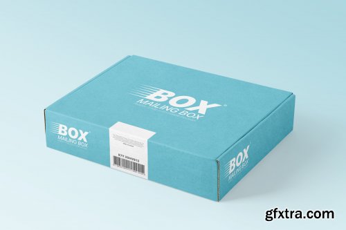 Mailing Box Mockups Set