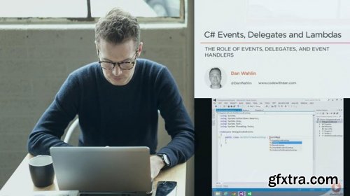 C# Events, Delegates and Lambdas