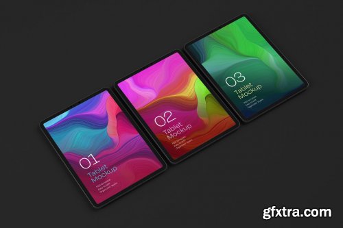 CreativeMarket - iPad Pro Mockup Set | Tablet Screen 5241075