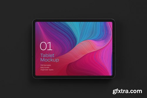 CreativeMarket - iPad Pro Mockup Set | Tablet Screen 5241075