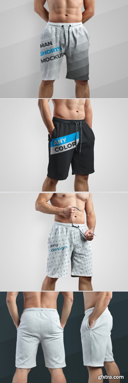 Download 5 Athletic Shorts Mockups 287829739 » GFxtra