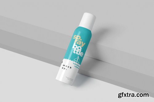 CreativeMarket - Metal Deodorant Spray Bottle Mockups 4711343