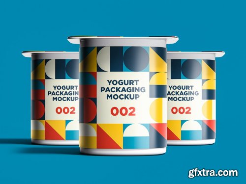 Yogurt Packaging Mockup 002