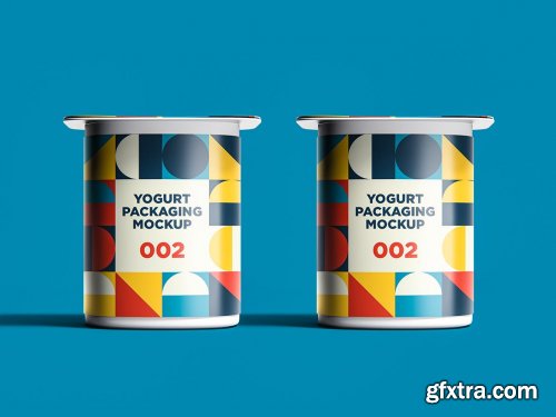 Yogurt Packaging Mockup 002