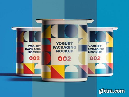 Yogurt Packaging Mockup 002