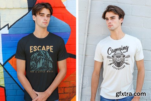  Men Urban T-Shirt Mockups