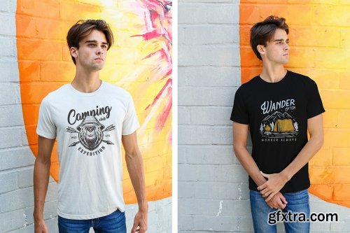  Men Urban T-Shirt Mockups