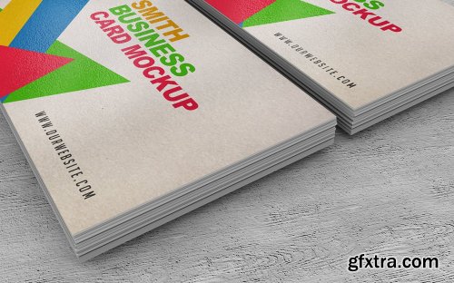 Close-up Business Card Mock-ups