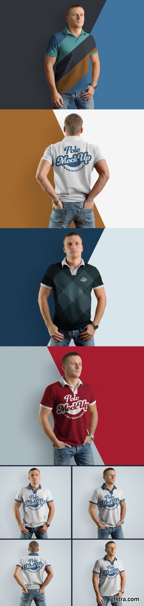 Polo Shirt Mockup Set 193494141