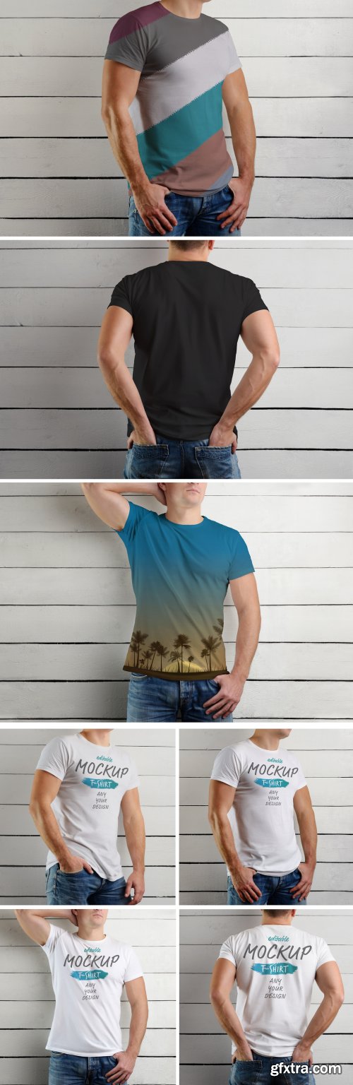 T-shirt Mockup Set 193494290