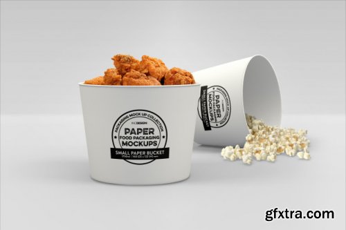 Fast food packaging mockup