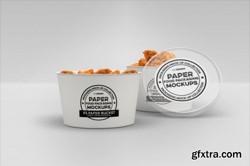 Fast food packaging mockup