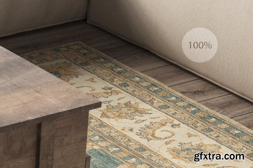 CreativeMarket - Carpet Loft Interior Mockup Set 01 4529827