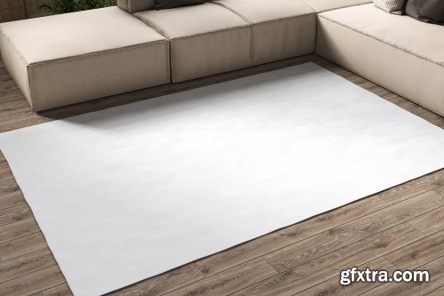 CreativeMarket - Carpet Loft Interior Mockup Set 01 4529827