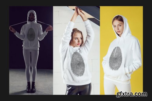 CreativeMarket - 76 Hoodie Mock-Up Set 4767702