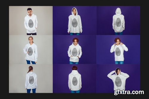 CreativeMarket - 76 Hoodie Mock-Up Set 4767702