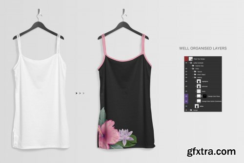 T-Shirt Mockup - Hanging Apparel Bundle