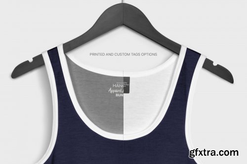 T-Shirt Mockup - Hanging Apparel Bundle