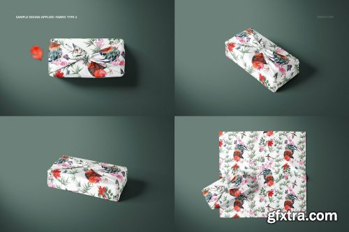 CreativeMarket - Furoshiki Fabric Wrap Mockup Set 5278401