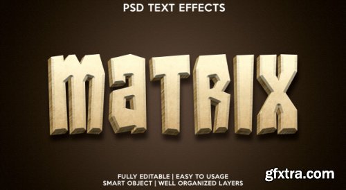 Text effect template