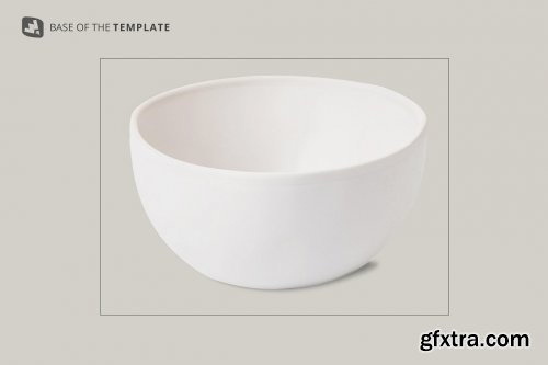 CreativeMarket - Front View Bowl Mockup Vol.2 4598581