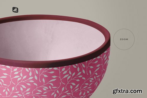 CreativeMarket - Front View Bowl Mockup Vol.2 4598581