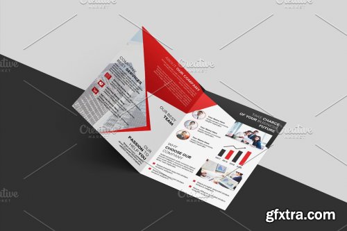 CreativeMarket - Business Bifold Brochure V992 4500677