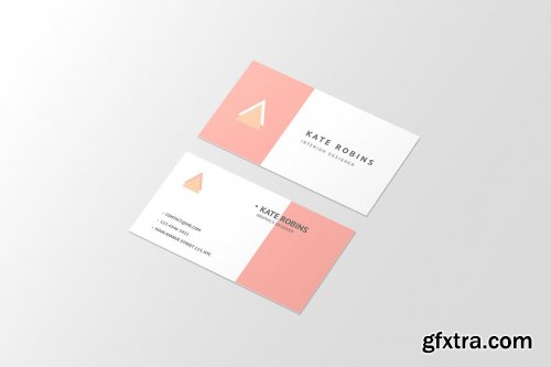 CreativeMarket - Landscape Business Card Mockup 4581825