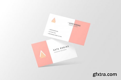 CreativeMarket - Landscape Business Card Mockup 4581825