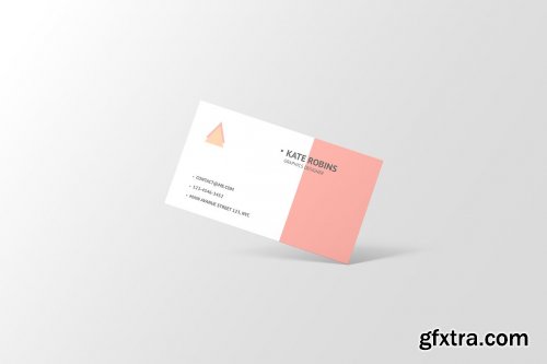 CreativeMarket - Landscape Business Card Mockup 4581825