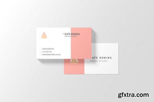 CreativeMarket - Landscape Business Card Mockup 4581825